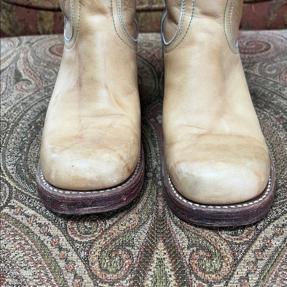 Frye Black Label Stitching Horse Boots 6B - Picture 4 of 12